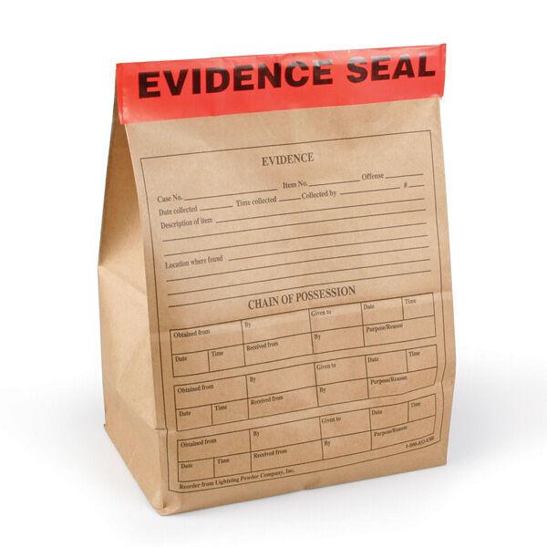 Extra-Large Evidence Seals, 4" x 12", Pack of 100